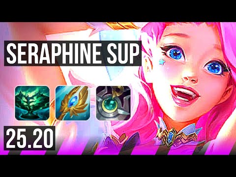 SERAPHINE & Nilah vs BLITZCRANK & Lucian (SUP) | 7/2/21 | NA Master | 25.20