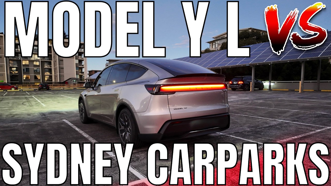 Tesla Model Y L vs Chatswood, Eastwood & Market City Sydney Carparks