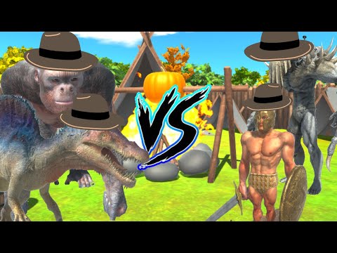 SCOUT GORO + PRIMATES + SCOUT SPINO + CARNIVORE DINOS VS SCOUT SCOURGE + INFERNALS + SCOUT ACHILLES