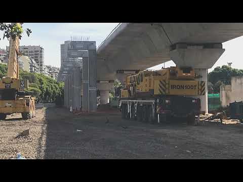 Viaducto Mitre 31/3/19 Va tomando forma Lisandro