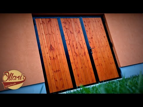 An Unusual way to Build an Insulated Folding Garage Door