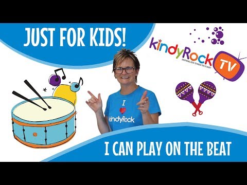 I CAN PLAY ON THE BEAT | Favourite instrument songs| kindyRock great songs for kids