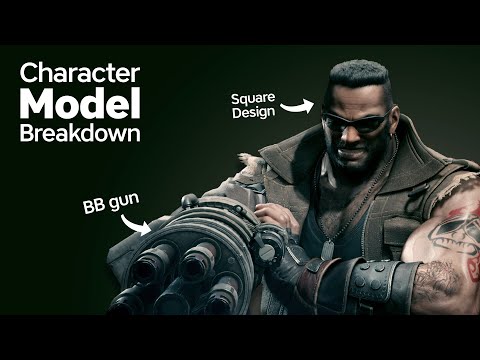 Why Barret Fires a BB Gun and more Insights into his Character Model