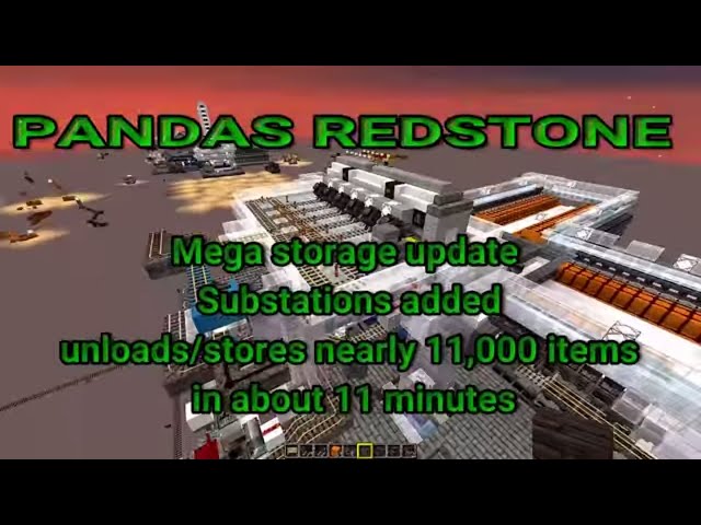 My mega storage with download Minecraft Map