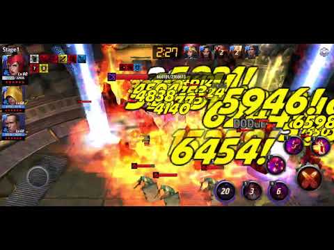 Scarlet Witch Vs Ebony Maw WBU Stage 1 - Marvel Future Fight