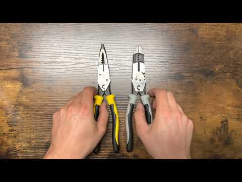 All Purpose Pliers VS Hybrid Pliers (Klein Tools J207-8CR & J215-8CR)
