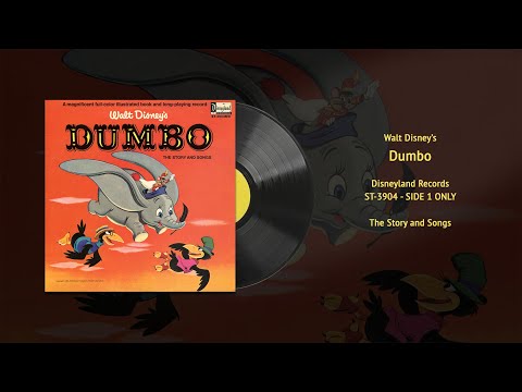 Walt Disney's Dumbo Story and Songs - Side 1 (ST-3904) | Vintage Disney Vinyl Restored