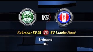 preview picture of video 'Kahrener SV 03 vs SV Lausitz Forst'