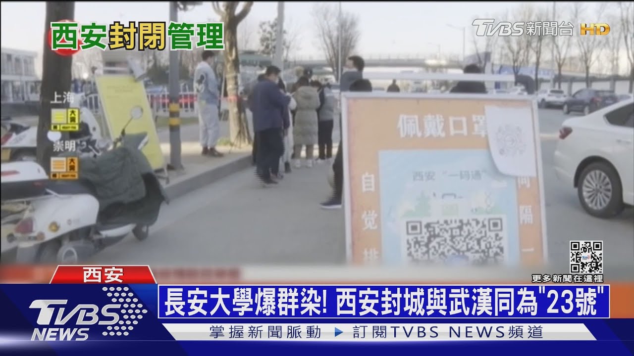 長安大學爆群染! 西安封城與武漢同為「23日」