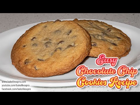 Easy Chewy Chocolate Chip Cookies Recipe