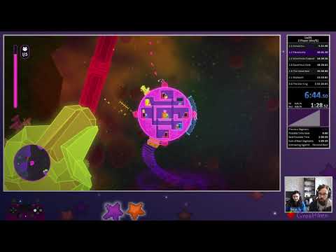 Lovers in a Dangerous Spacetime Any%4P speedrun in 1:03:47 ft. Blake, Rin and Quan