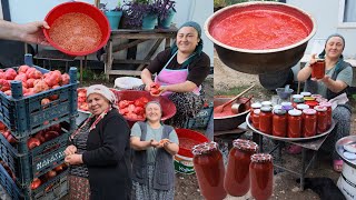 Salça yapımı❗️10. ayda salça nasıl yapılır ve muhafaza edilir tüm püf noktalarıy