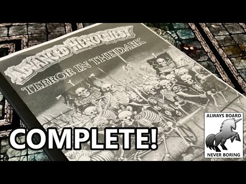 Advanced Heroquest: Terror in the dark - Professionally Printed Rules & Expansion Review