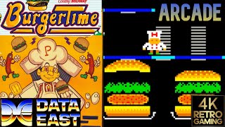Burgertime Arcade ( Data East 1982 ) 4k Gameplay