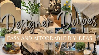 14 DIY Home Decor Ideas | Designer Dupes | Easy & Affordable DIY Ideas