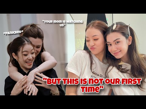 [ENG SUB] LENA & MIU FLIRTING IN FRONT OF THEIR MOM WITHOUT HESITATION | “I can feel her breath”