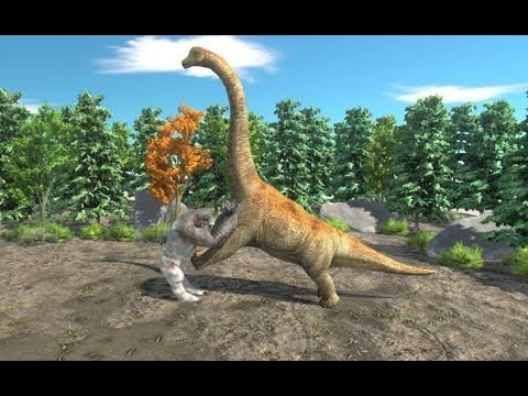 New Brachiosaurus V S Every Unit[Part 1]|Animal Revolt Battle Simulator