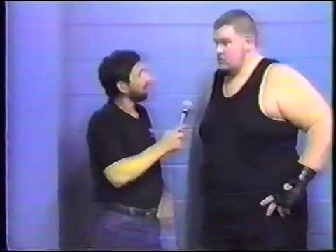 Walter Killer Kowalski trained 6'10 505lb Bulldozer Interview in Middleboro, Massachusetts