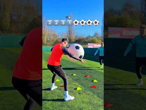 SIZE 10 FOOTBALL CHALLENGE! ⚽️🤣
