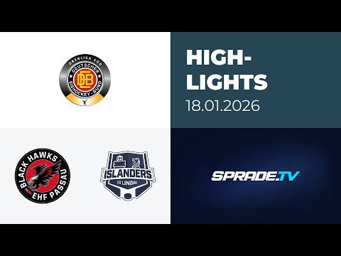 18.01.2026 - Highlights - EHF Passau Black Hawks vs. EV Lindau Islanders