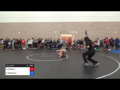 53 Kg Semifinal - Ronna Heaton, WI Vs Sage Mortimer, UT