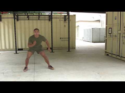 Marines Force Fitness-Lateral Shuffle
