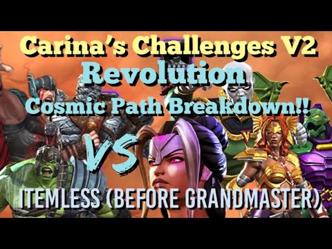 MCOC - Carina’s Challenges - Revolution - Cosmic Path Breakdown VS Annihilus, Aarkus and Angela !!