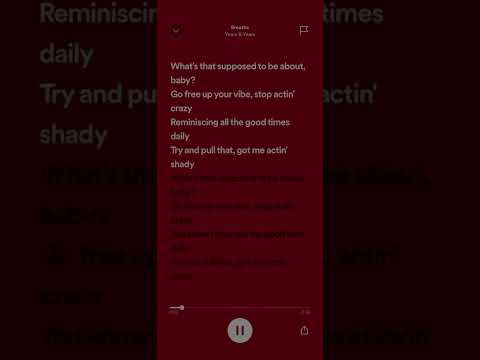 Breathe - Years & Years: Sped Up