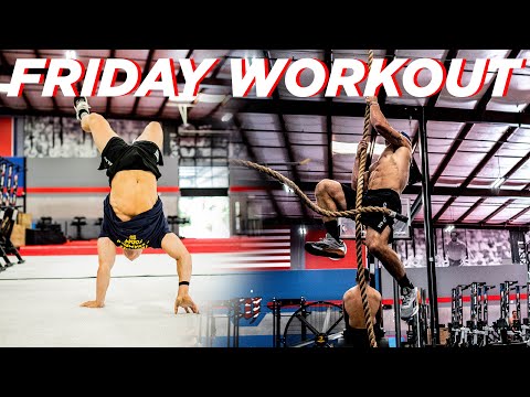 Rich Froning BATTLES Sam Cournoyer  // Friday Workout 07.02.21