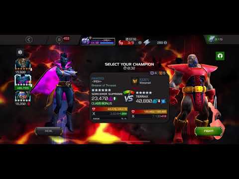 MCOC-Stunning reflection Terrax miniboss (Sorcerer Supreme) 😎💪