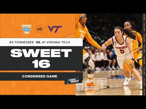 Virginia Tech vs. Tennessee - Sweet 16 NCAA tournament extended highlights