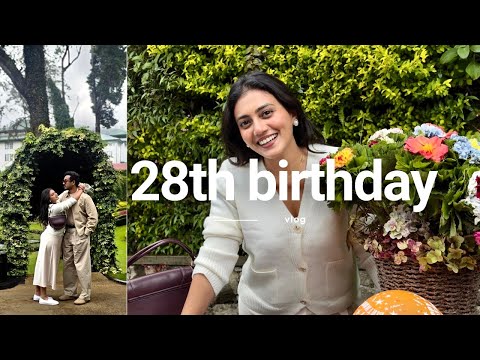 පවුලත් එක්කම 28 වෙනි උපන්දිනේ❤️baked my birthday cake 🎂| manifested birthday | මේ පාර trip එකක්🙈