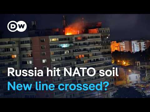 Russian drone crashes into Romanian apartment block - NATO's eastern flank under scrutiny | DW News