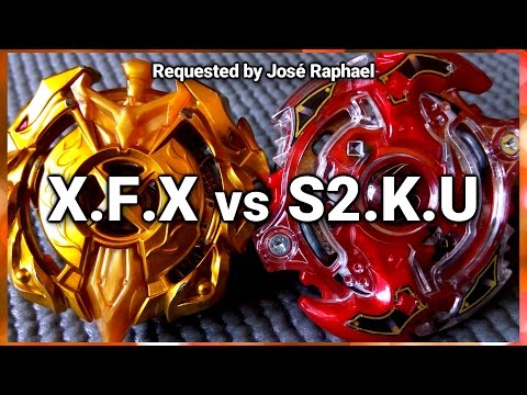 Xcalibur .F.X vs Storm Spriggan .K.U - BATALHA BEYBLADE BURST! ベイブレードバースト