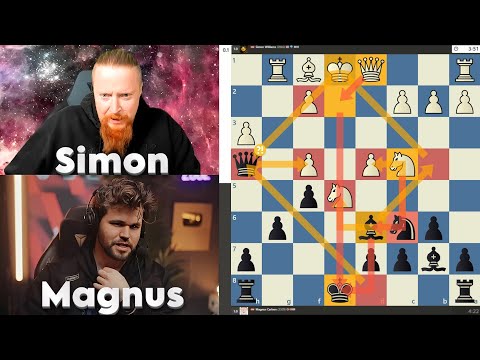 TITLED TUESDAY! GM Simon Williams vs GM Magnus Carlsen