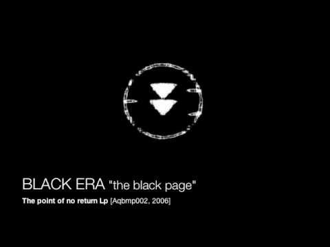 BLACK ERA - the black page [Aqbmp002]