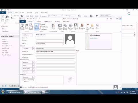 Outlook Export Contacts To VCF Files Software