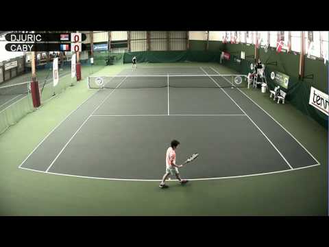 DJURIC (SER) vs CABY (FRA) - Open Super 12 Auray Tennis - Court 1