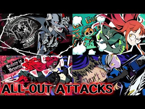 Persona 5 The Royal - ALL All-Out Attacks
