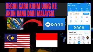 CARA TRANSFER UANG KE DANA DARI MALAYSIA #transferdana #westernunion #danatransfer