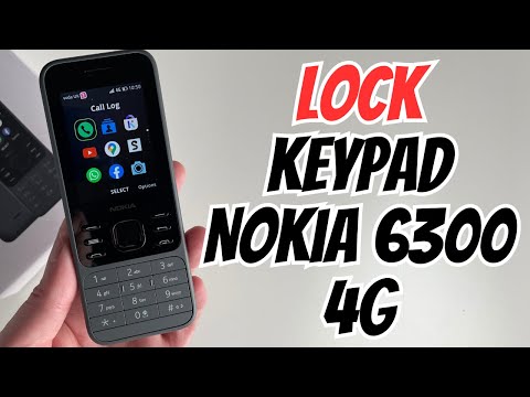 How To Lock Keypad On Nokia 6300 4G
