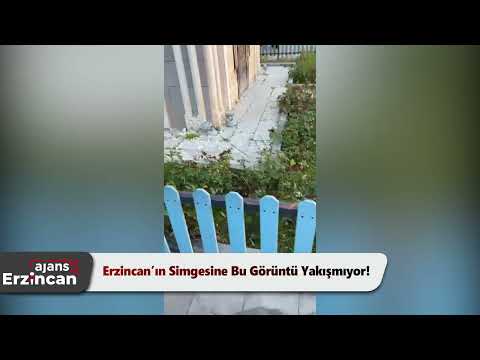Erzincan’ın Simgesine Bu Görüntü Yakışmıyor!