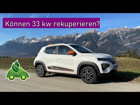 Dacia Spring electric - Bergverbrauch und Rekuperationstest