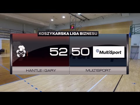 Hantle i Gary vs Multisport - XI kolejka - III Liga Warszawa - Koszykarska Liga Biznesu