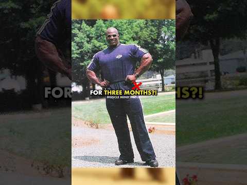 Did Ronnie Coleman Lose Muscle After Taking 3 Months Off? 👀📉 #shorts