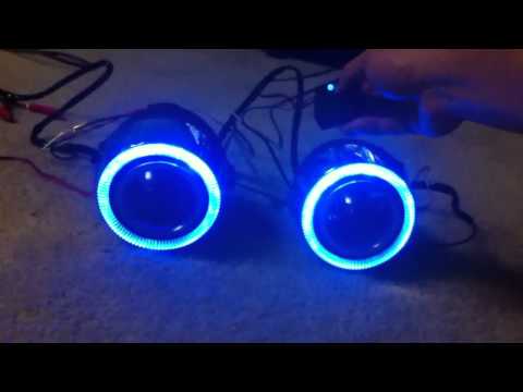 7 Color Angel Eyes Fog Lamp
