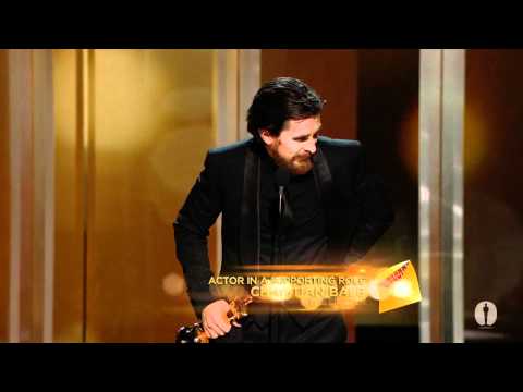 , title : 'Christian Bale winning Best Supporting Actor'