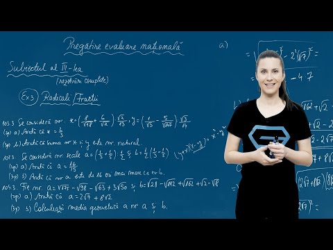 Operații cu radicali și fracții: exerciții rezolvate pas cu pas - Pregătire Evaluarea Națională