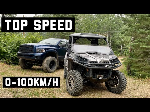 YouTube video about: Can am commander 1000 top speed?
