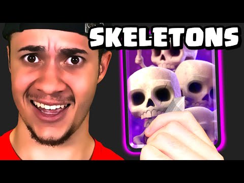 Can You Beat Clash Royale With ONLY Skeletons?